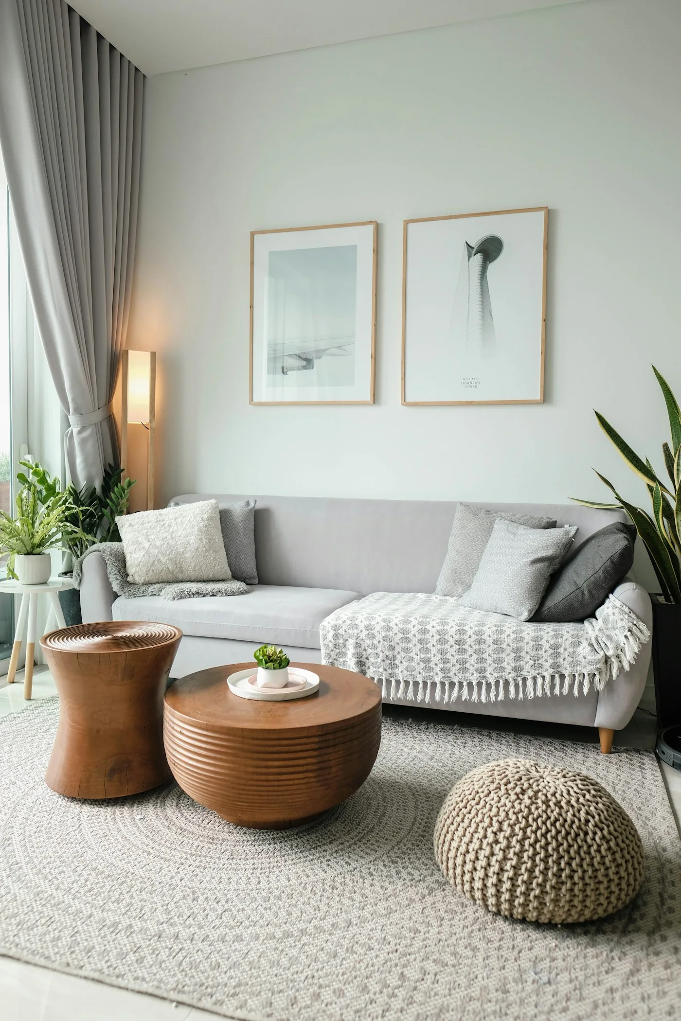 Een lichte, gezellige woonkamer